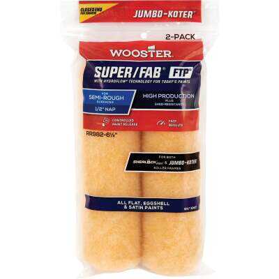 Jumbo-Koter S/F FTP 6-1/2 In. x 1/2 In. Knit Roller Cover (2-Pack)